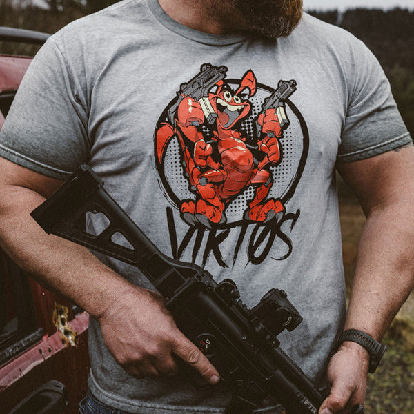 VIKTOS Smgeed Charcoal Heather Tee
