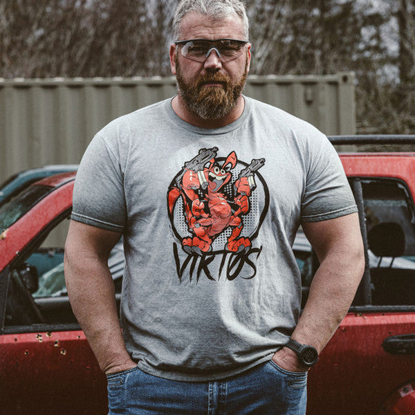 VIKTOS Smgeed Charcoal Heather Tee