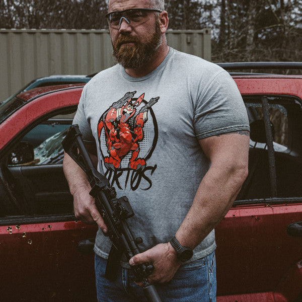 VIKTOS Smgeed Charcoal Heather Tee