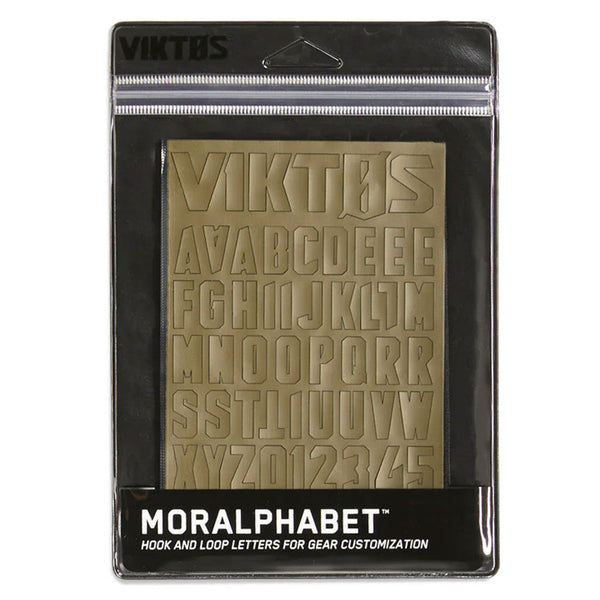 VIKTOS Moralphabet OSFA Hook and Loop Letters
