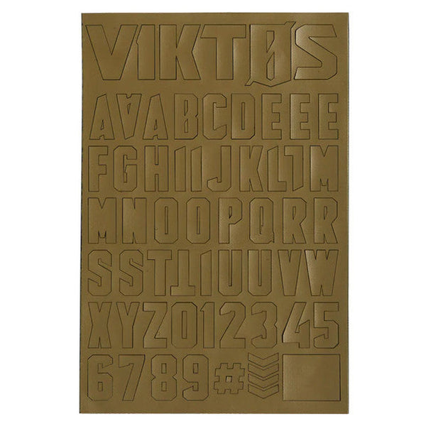 VIKTOS Moralphabet OSFA Hook and Loop Letters