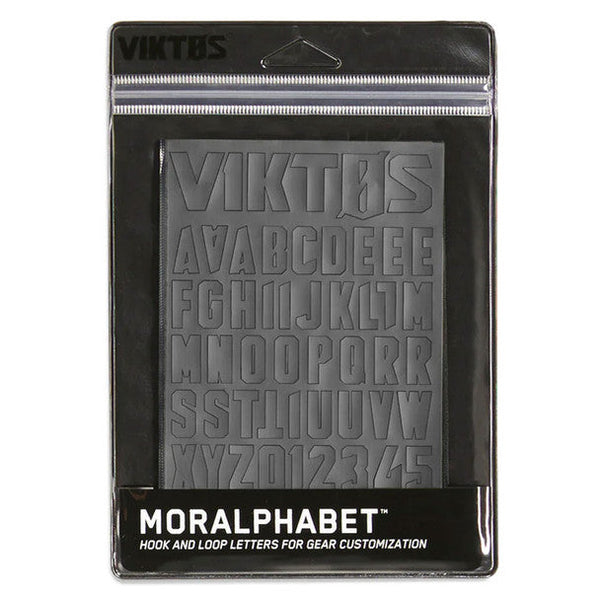 VIKTOS Moralphabet OSFA Hook and Loop Letters