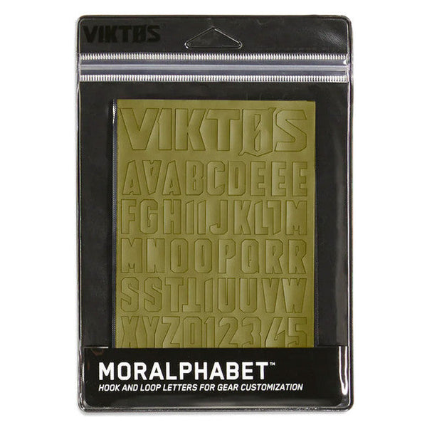 VIKTOS Moralphabet OSFA Hook and Loop Letters