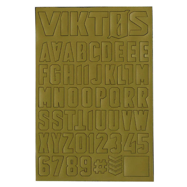 VIKTOS Moralphabet OSFA Hook and Loop Letters