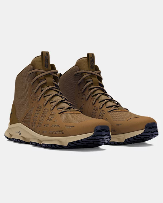 Under Armour Micro G Strikefast Mid Tactical Shoes - Brown