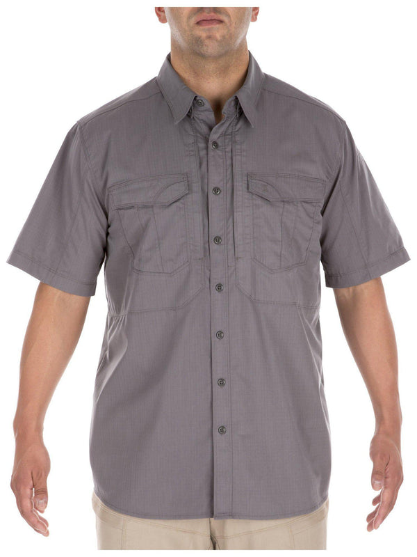 5.11 Tactical Stryke SS Shirt-Short Sleeves-5.11 Tactical-Small-Storm Grey-GearOut