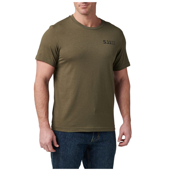 5.11 Tactical Freedom Fries Tee - Ranger Green