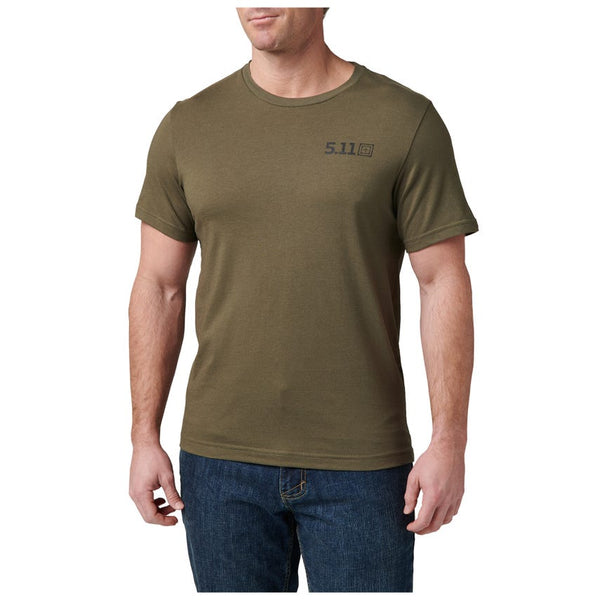 5.11 Tactical Freedom Fries Tee - Ranger Green
