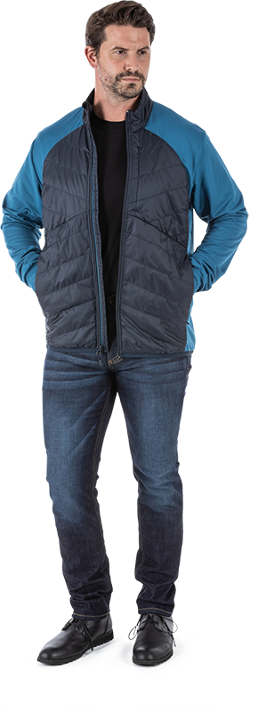 5.11 TACTICAL Men's Peninsula Hybrid Jacket - Peacoat