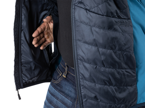 5.11 TACTICAL Men's Peninsula Hybrid Jacket - Peacoat