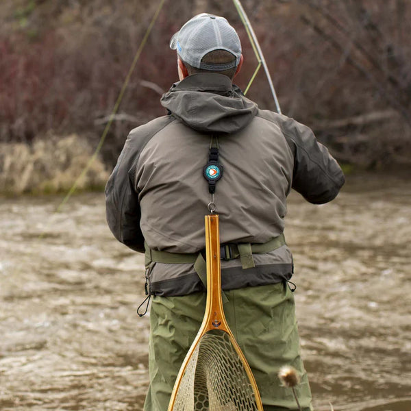 Boomerang - Universal Retractable Fishing Gear Tether with Carabiner