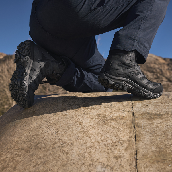 Merrell Tactical - MOAB 3 Tactical Waterproof 8" Side-Zip Boot | Black