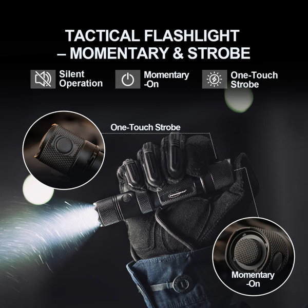Powertac - E9R GEN4 |2550 Lumen Tactical EDC Flashlight