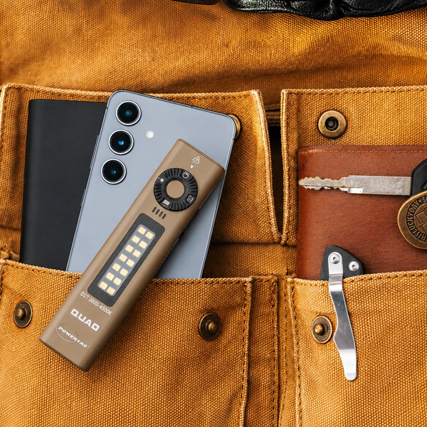 Powertac - QUAD | 4-in-1 2000 Lumen EDC Flashlight
