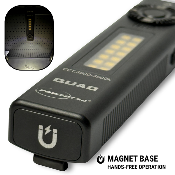 Powertac - QUAD | 4-in-1 2000 Lumen EDC Flashlight