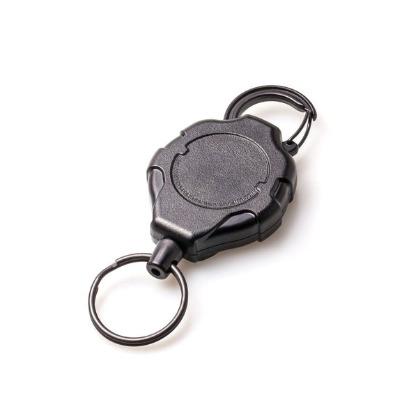 KeyBak RATCH-IT Retractable Carabiner Keychain with Ratcheting Lock