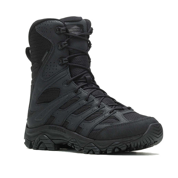 Merrell Tactical J003907 MOAB 3 Tactical Waterproof 8 Inches Side-Zip Boot Black-Boots-Merrell Tactical-GearOut