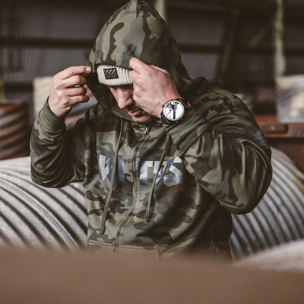 VIKTOS burnished hoodie Woodland Camo-Hoodies-VIKTOS-GearOut Australia