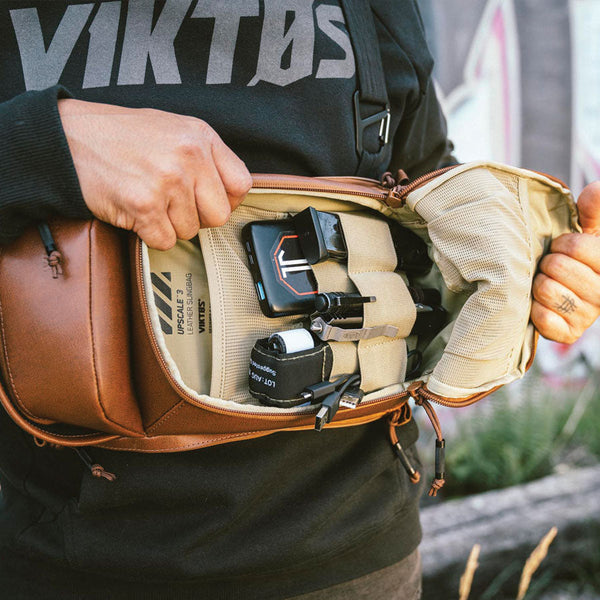 VIKTOS Upscale 3 Leather Sling Bag-Cross Body Bags-VIKTOS-GearOut Australia