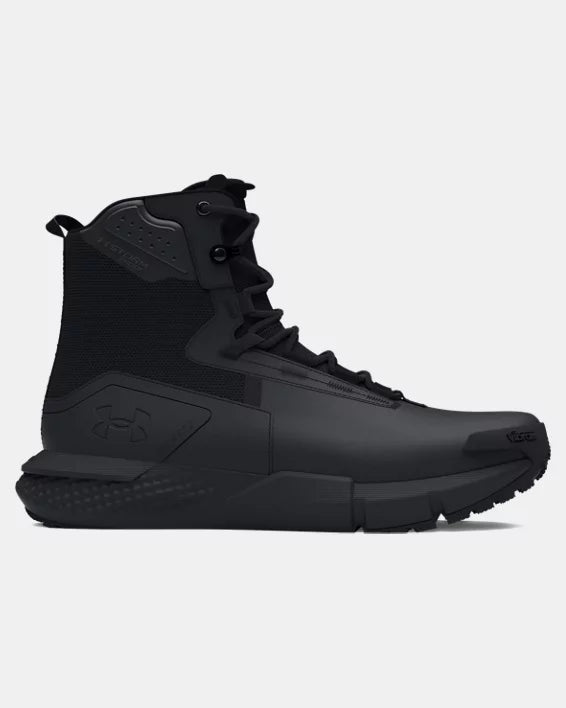 Under Armour Men's Charged Valsetz Waterproof Zip Tactical Boots - Black