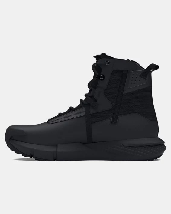 Under Armour Men's Charged Valsetz Waterproof Zip Tactical Boots - Black