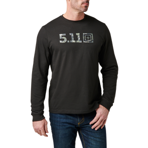 5.11 Tactical Camo Logo Fill Long Sleeve Tee