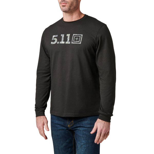 5.11 Tactical Camo Logo Fill Long Sleeve Tee