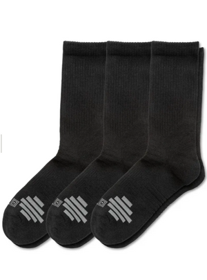 5.11 Tactical Duty Ready Plus Crew Sock - 3 Pack-Socks-5.11 Tactical-GearOut
