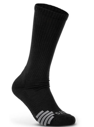 5.11 Tactical Duty Ready Plus OTC Socks - 3 Pack-Socks-5.11 Tactical-Large-Black-GearOut