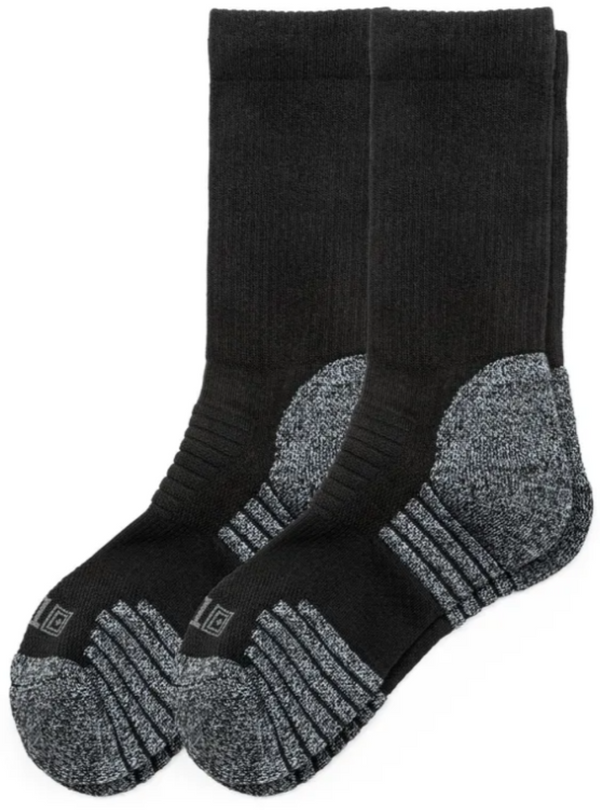 5.11 Tactical Duty Ready Ultra Crew Socks - 2 Pack-Socks-5.11 Tactical-GearOut