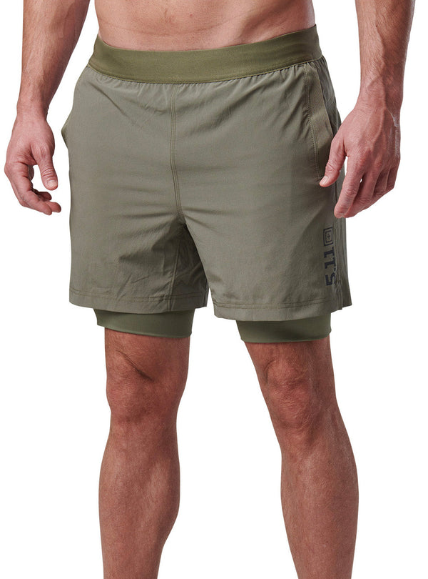 5.11 Tactical PT-R Havoc Pro Shorts-Training Shorts-5.11 Tactical-Small-Sage Green-TacSource