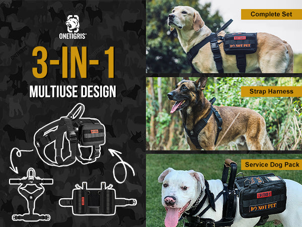 Onetigris Guardian Dog Harness Set