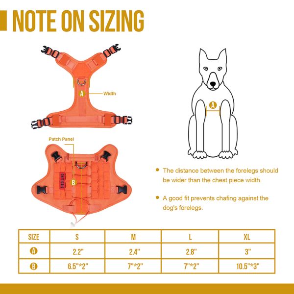 Onetigris Fire Watcher K9 Harness 2.0 Metal Buckle