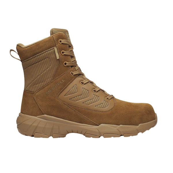 Merrell Tactical - Fullbench 8" Waterproof Zip CT Boot | Coyote