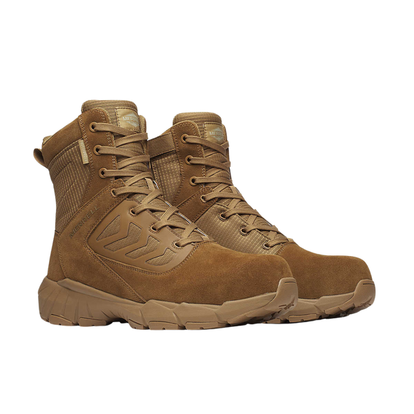 Merrell Tactical - Fullbench 8" Waterproof Zip CT Boot | Coyote