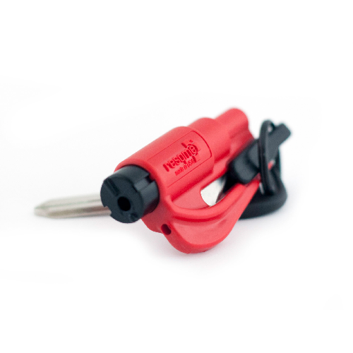 ResQme Rescue and Escape Tool with Glass Breaker and Seat Belt Cutter