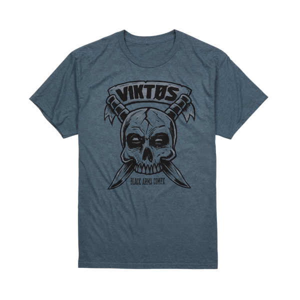VIKTOS Kbarred Tee Jade – Black Heather