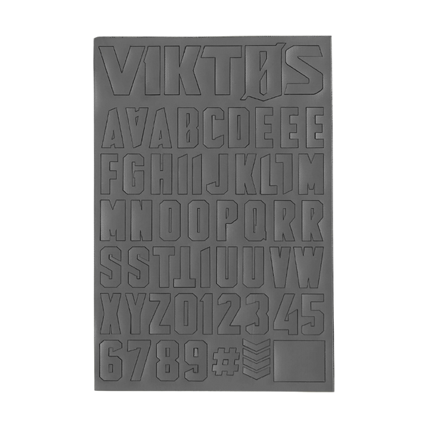 VIKTOS Moralphabet OSFA Hook and Loop Letters