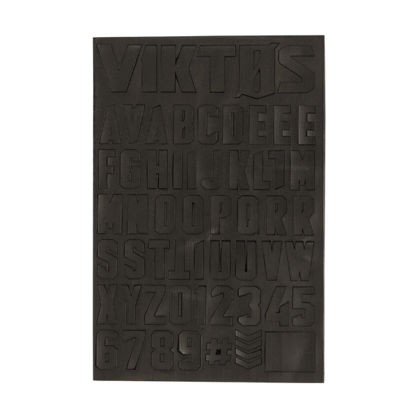 VIKTOS Moralphabet OSFA Hook and Loop Letters