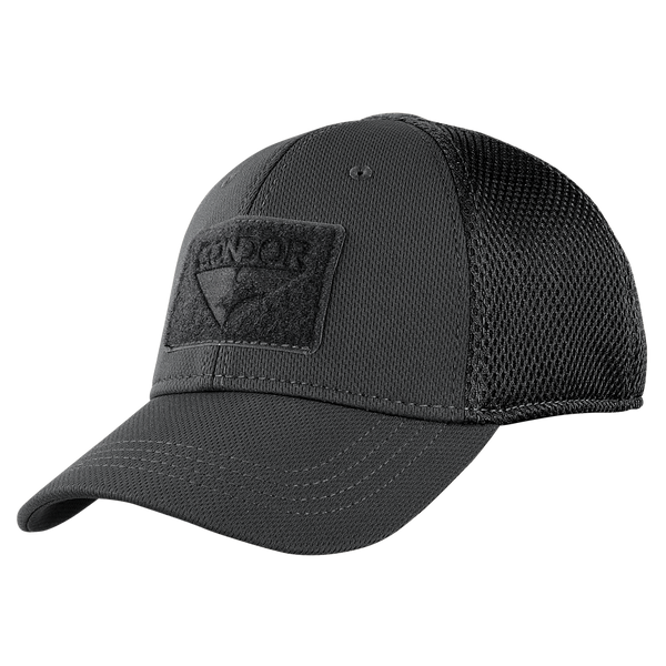 Condor Flex Mesh Cap-Headwear-Condor Outdoor-Black-Small/Medium-TacSource