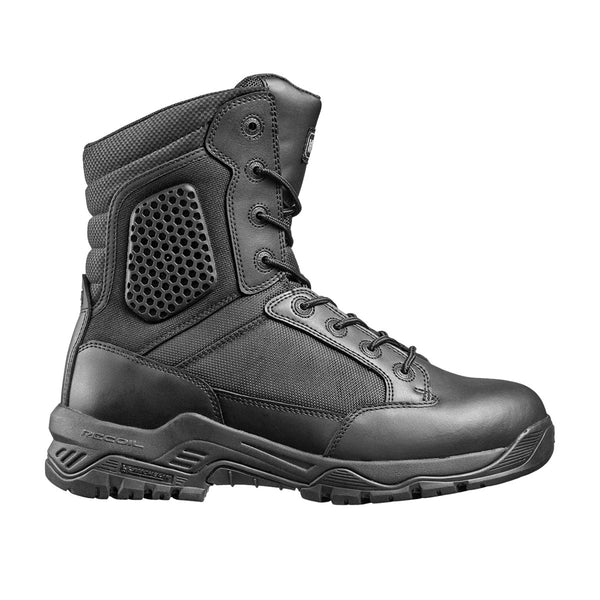 Magnum Strike Force 8.0 Side-Zip Composite Toe Boots Black