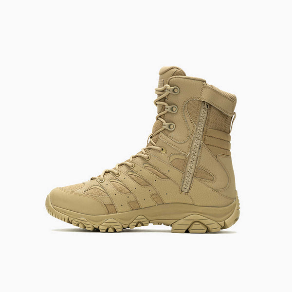 Merrell J004107 MOAB 3 TACTICAL 8" ZIP WATER PROOF - DARK COYOTE-Boots-Merrell Tactical-GearOut