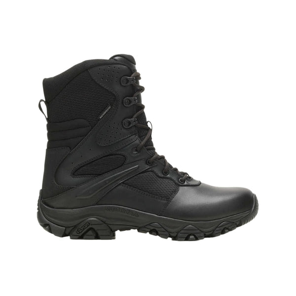 Merrell Tactical J003913 Men's MOAB 3 8" Tactical Response Zip Waterproof Boot - BLACK-Boots-Merrell Tactical-TacSource