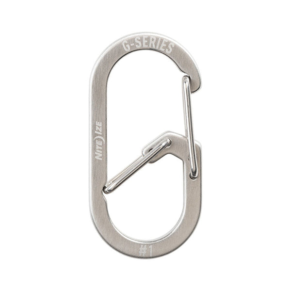 Nite Ize G-Series Dual Chamber Carabiner #1-Outdoor and Survival-Nite-Ize-Stainless-TacSource