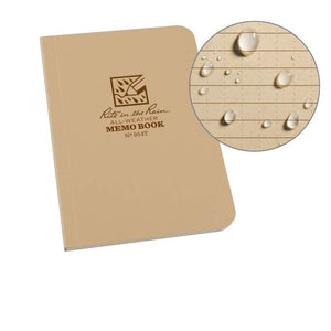 Rite in the Rain No754 Soft Cover Book Pocket Memo Tan-Pens, Notebooks and Stationery-Rite in the Rain-TacSource