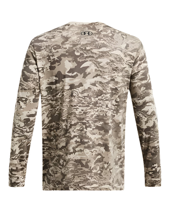 Under Armour Men's UA ABC Camo Long Sleeve - Brown-Long Sleeves-Under Armour-TacSource