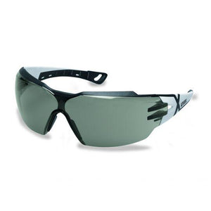 Uvex Pheos CX2 Protective Eyewear White/Black Frame Grey Lens-Eyewear-Uvex-TacSource